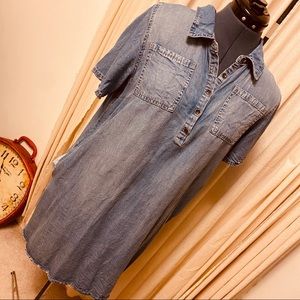 Denim Short Dress With Pockets!!!!
